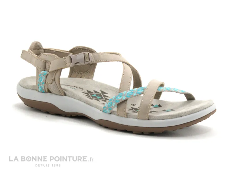 Achat chaussures Skechers Femme Sandale et Nu-pieds, vente Skechers - Reggae slim vacay - taupe - 40955 - Nu-pieds Femme