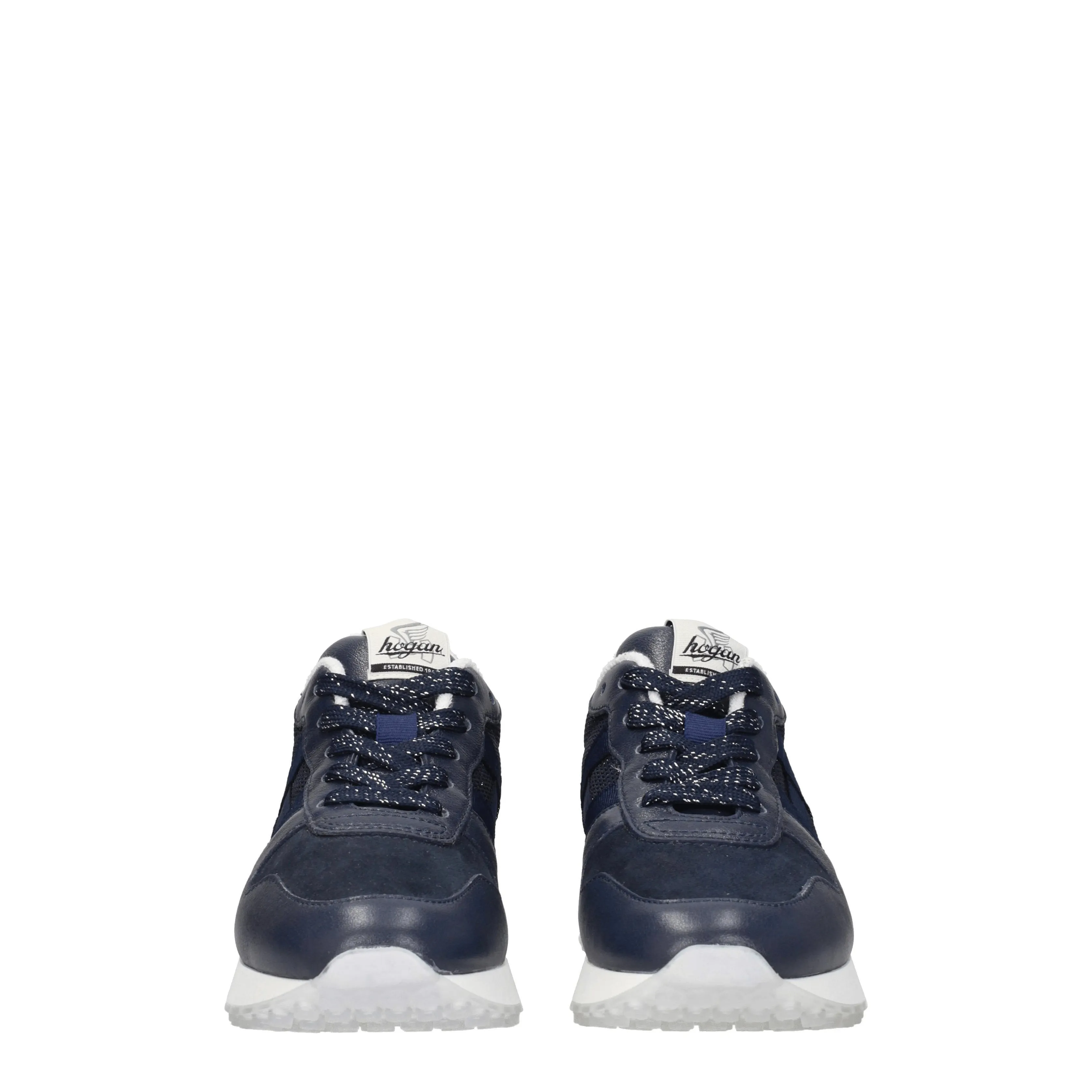 Baskets Hogan Bleu en cuir pour femmes