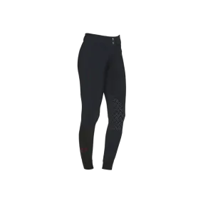 Cavalleria Toscana - Pantalon d'équitation femme taille haute Grip System marine