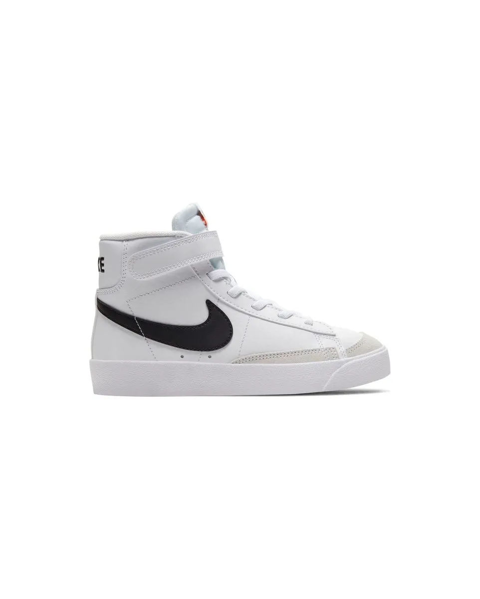 chaussures mode enfant NIKE BLAZER MID  77 (PS) Blanc