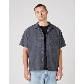 Chemise noire en coton pour homme Wrangler - Chemise Homme sur MenCorner