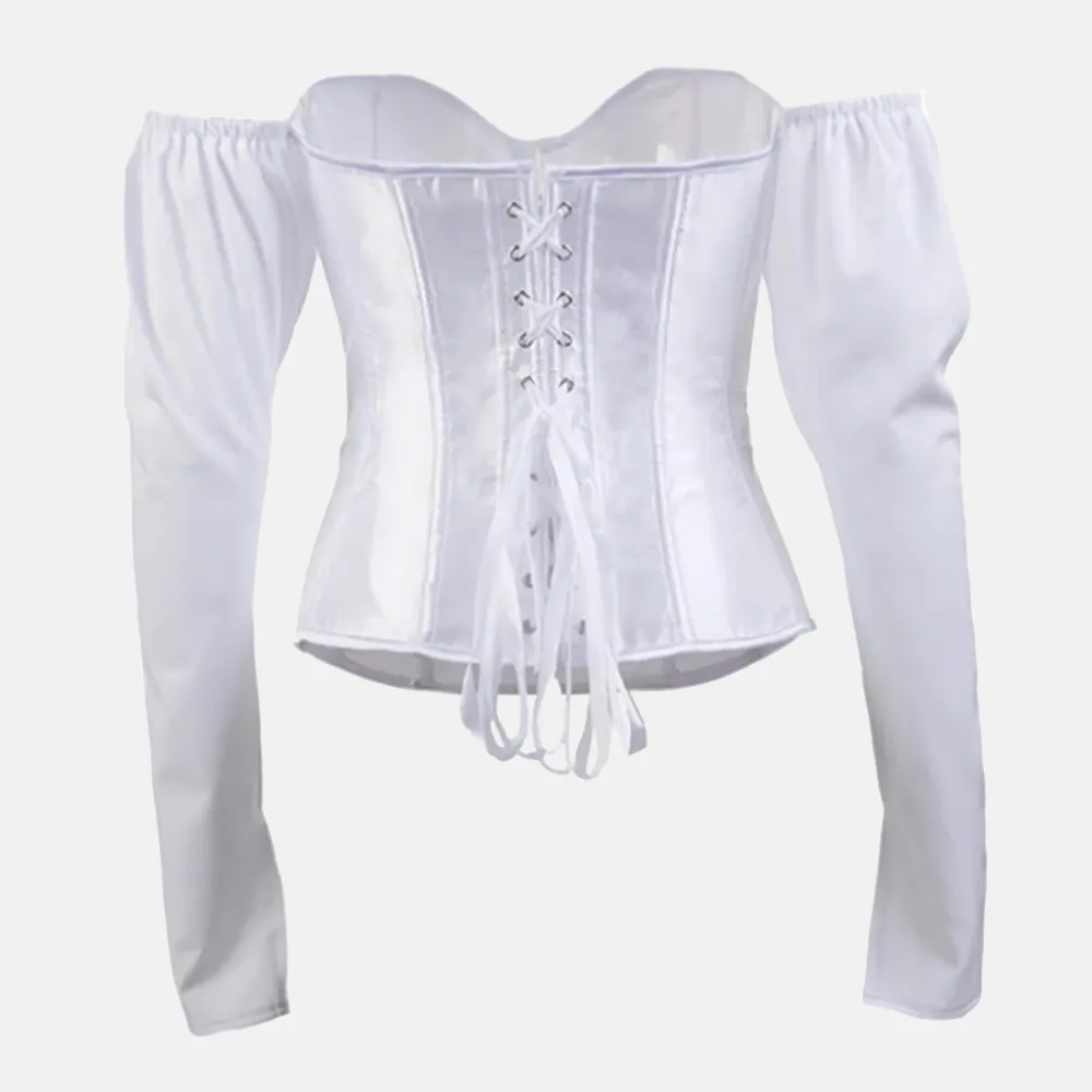 Corset bustier habillé blanc