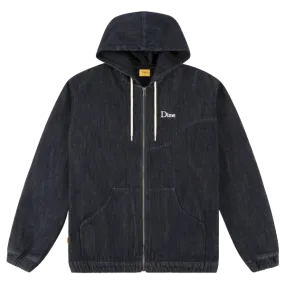 Dime jacket Hooded Denim Bomber black
