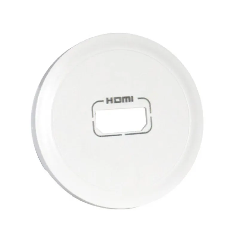 Enjoliveur Céliane - prise audio/video HDMI - blanc (068216)