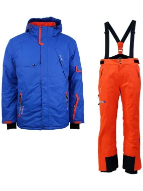 Ensemble de ski homme COSMIC - PEAK MOUNTAIN - Bleu Orange