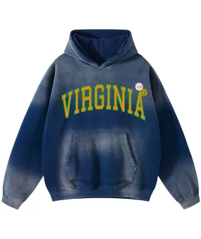 Hoodie skyler vintage blue VIRGINIA