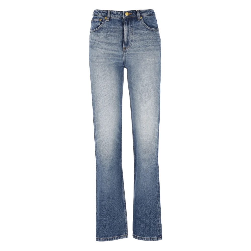 Jeans en Coton Bleu pour Femmes