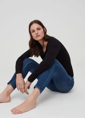 Jeans Femme | Skinny-fit jeans with five pockets Lavage foncé | OVS