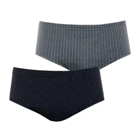 Lot de 2 slips taille haute homme Motif Eminence