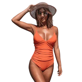 Maillot de Bain Vintage  Une Pièce Push-Up