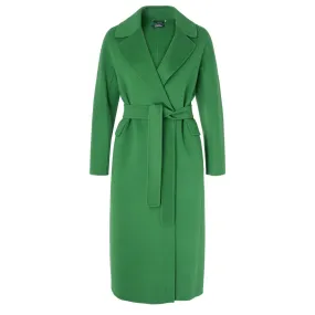 Max Mara S Manteau en laine verte Zenith