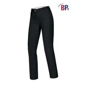 Pantalon de cuisine femme Chino Noir - BP
