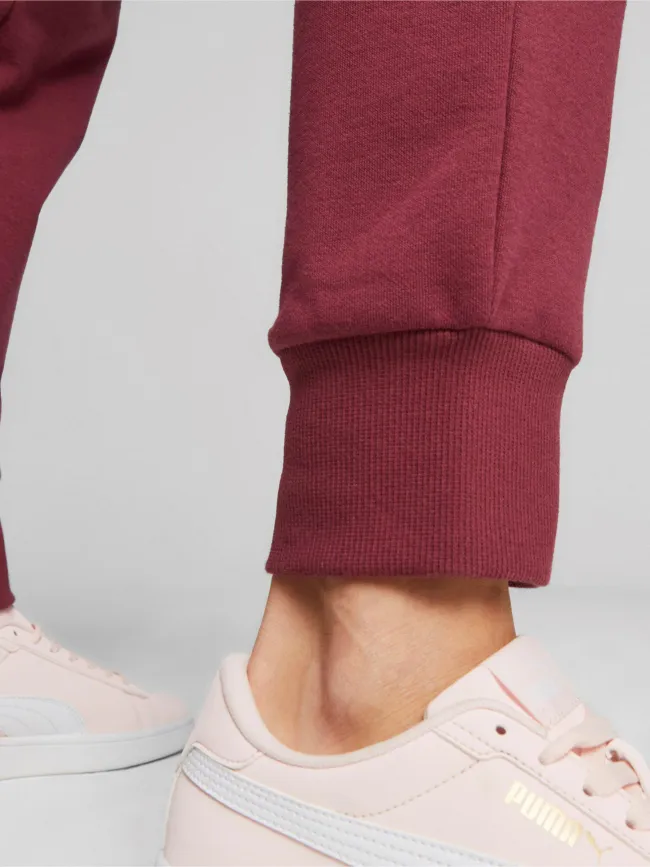 Pantalon de survêtement essential bordeaux femme - Puma | wimod