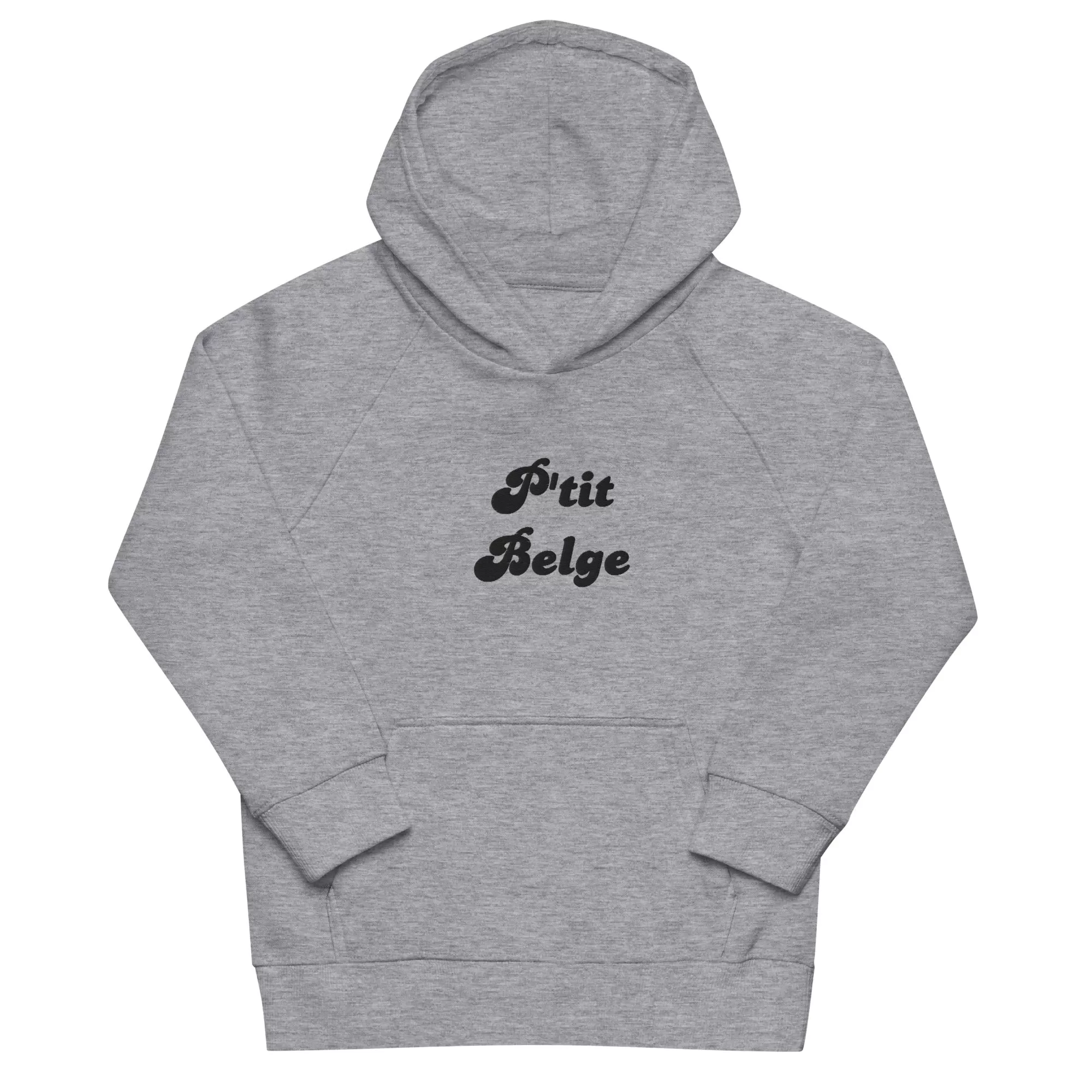 Pull capuche écologique pour enfants brodé 