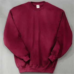 Pull sweat bordeaux / vert bouteille
