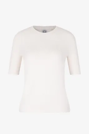 Pull à manches raglan courtes en maille éponge