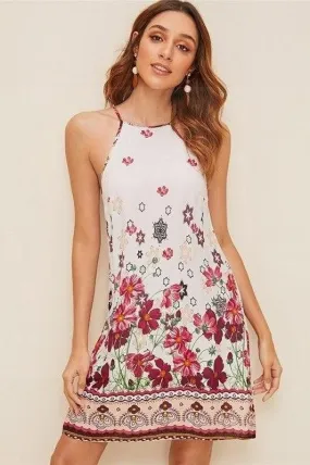 Robe courte été bohème