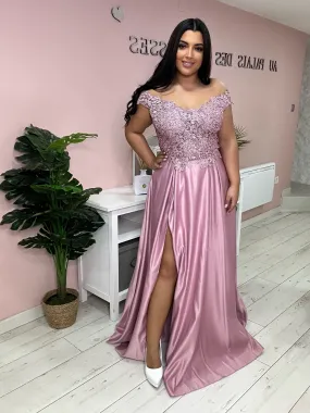 Robe de soirée 9259 vieux rose