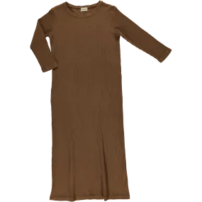 ROBE ORCHIDÉE CÔTELÉ ADULTE Toffee