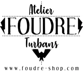 Serre-tête effet turban noué noir