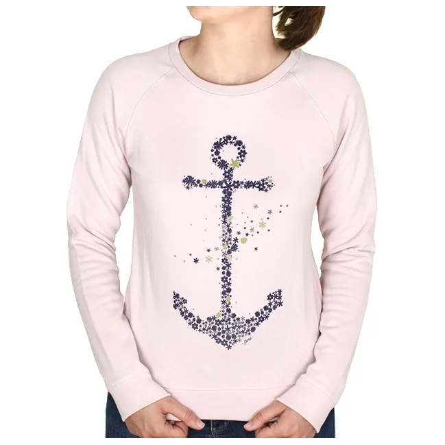 Sweat-Shirt Ancre Envolée - Rose clair