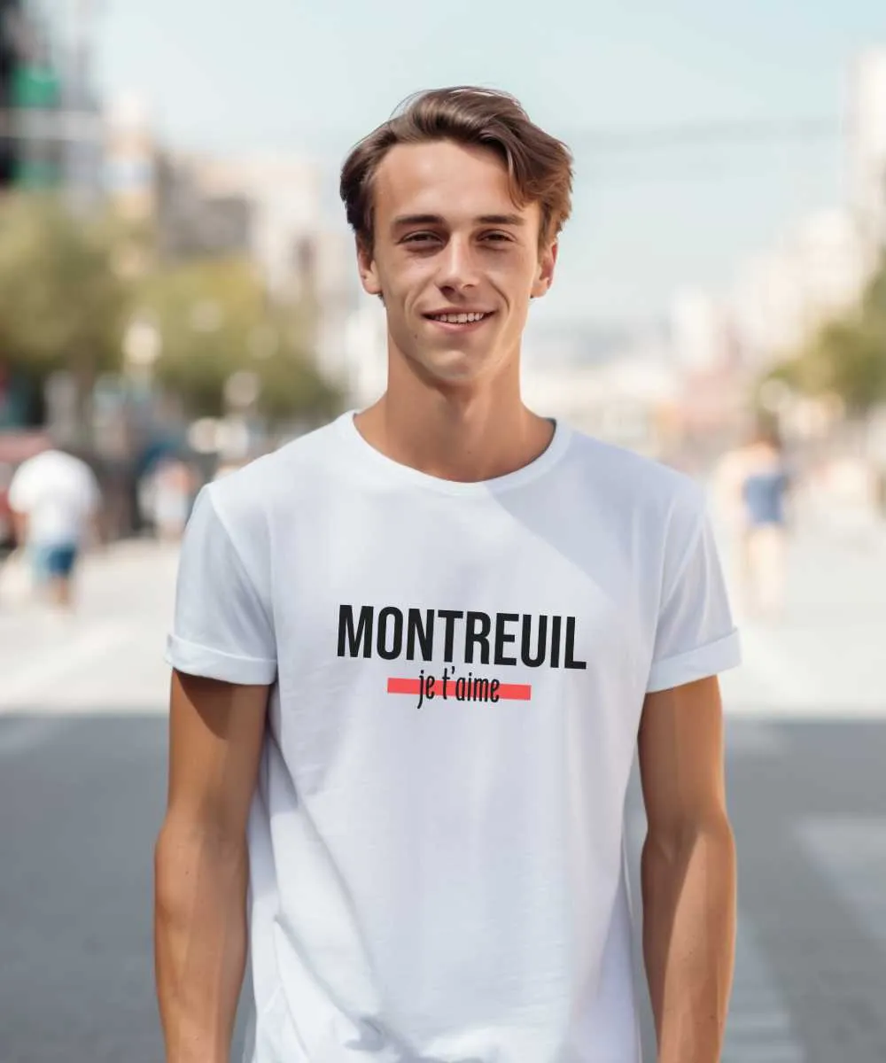 T-Shirt Montreuil je t'aime