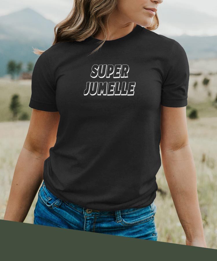 T-Shirt Super Jumelle Pour femme