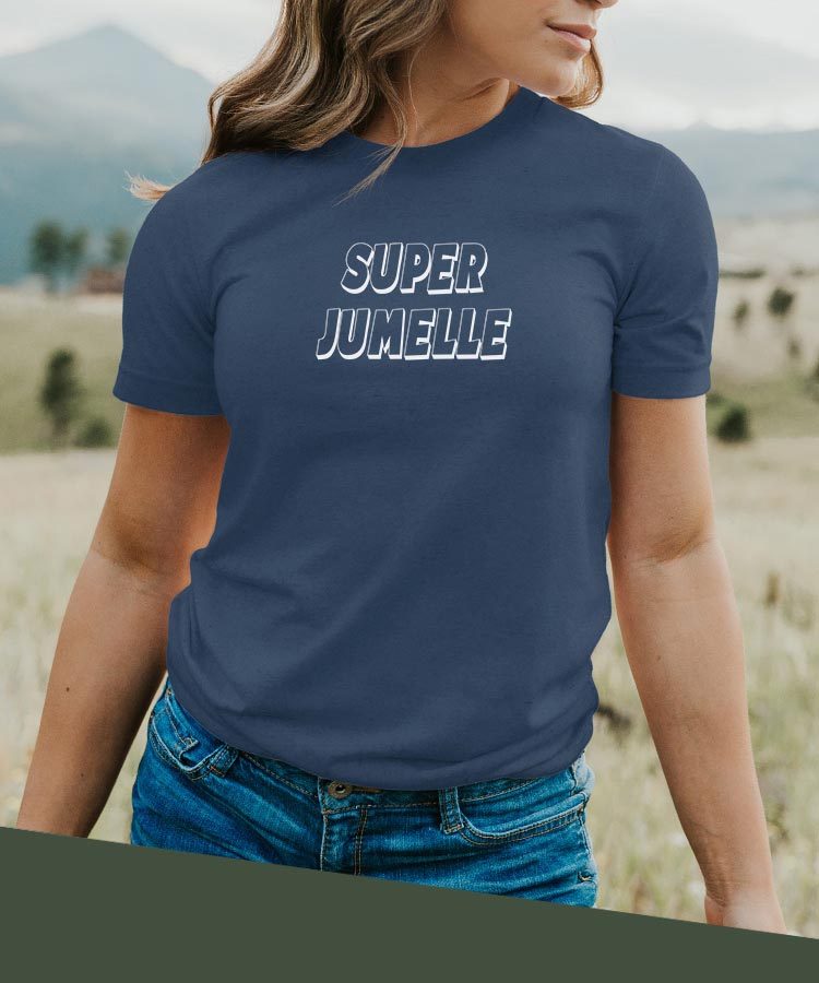 T-Shirt Super Jumelle Pour femme