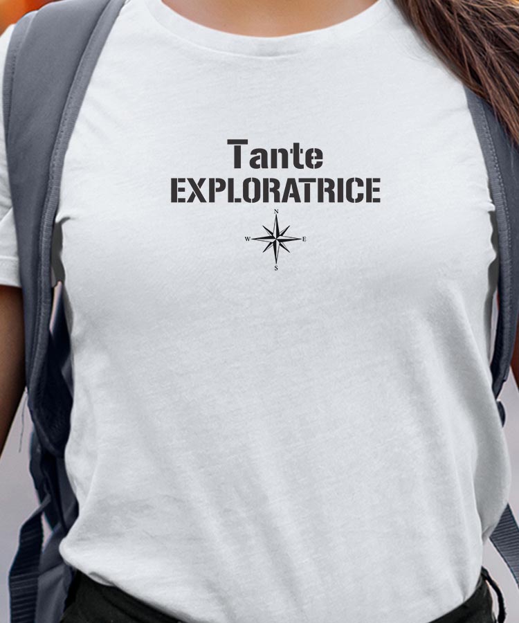 T-Shirt Tante exploratrice Pour femme