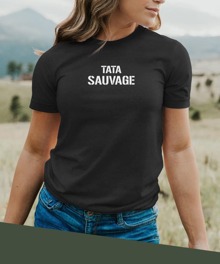 T-Shirt Tata sauvage Pour femme