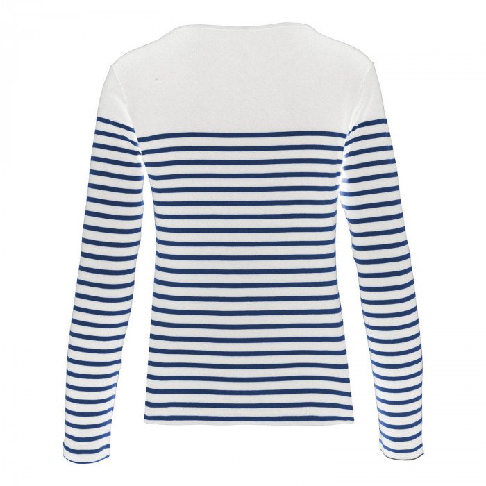 Tee-shirt marinière manches longues femme 100% coton Marina