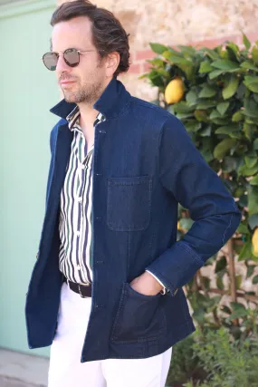 Veste peintre homme en coton stretch - Jeans